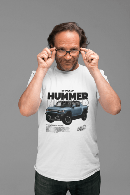 Hummer EV Pickup Graphic T-Shirt — Photo & Poster Layout