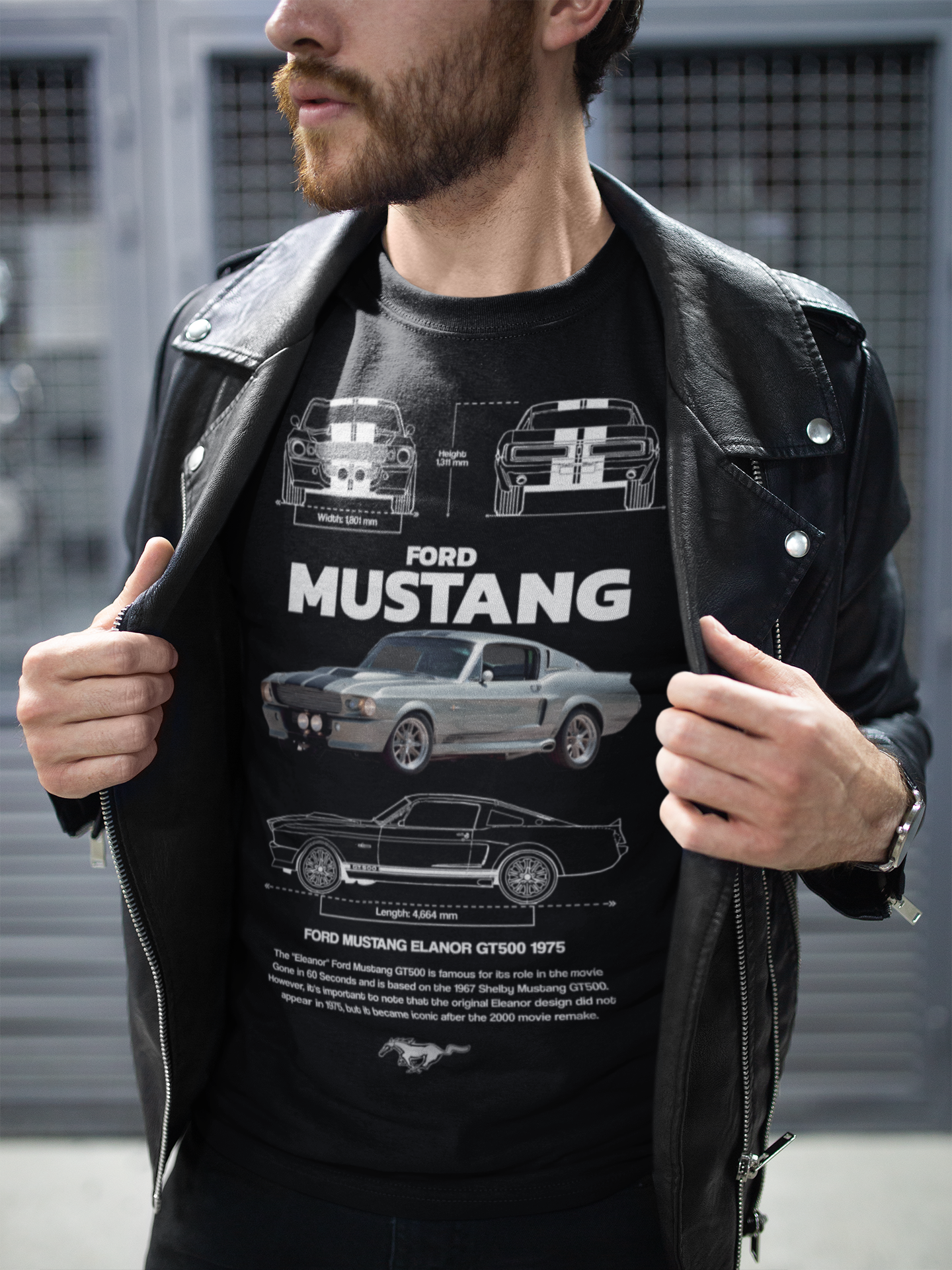 Ford Mustang 'Eleanor' GT500 Classic Graphic T-Shirt