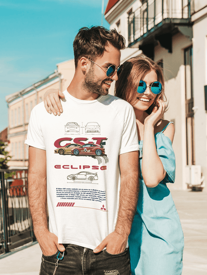 Mitsubishi Eclipse GST Graphic T-Shirt — Blueprint Style
