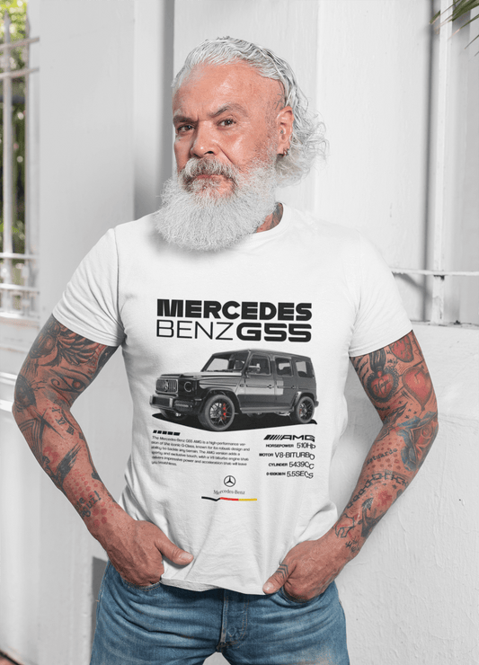 Mercedes-Benz G55 Graphic T-Shirt — Photo & Typography