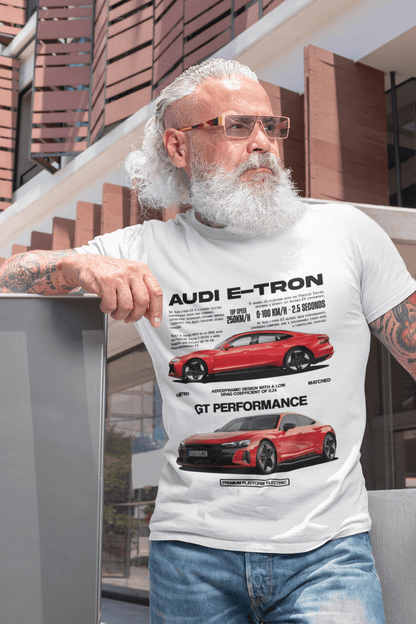 Audi e-tron GT Graphic T‑Shirt — GT Performance — Red