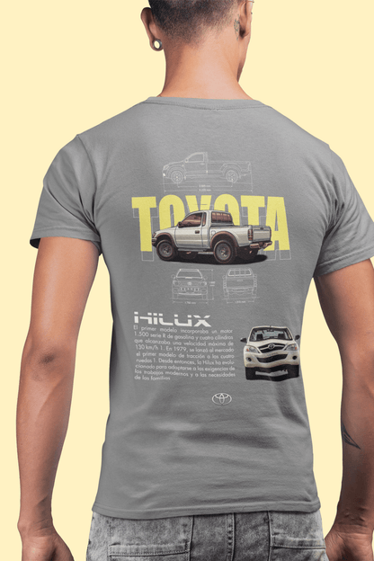 Toyota Hilux Pickup Graphic T-Shirt — Blueprint Style