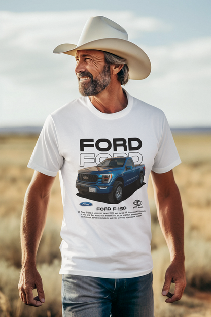Ford F‑150 Pickup Graphic T‑Shirt — Photo Poster Artwork